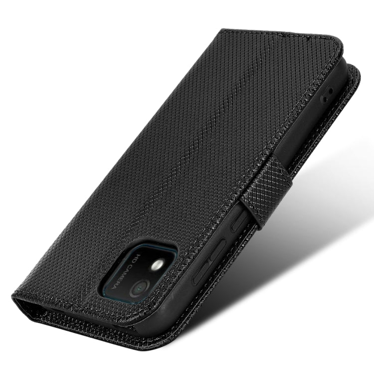 For Wiko Y52 Diamond Texture Leather Phone Case