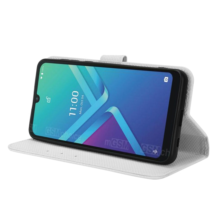 For Wiko Y82 Diamond Texture Leather Phone Case