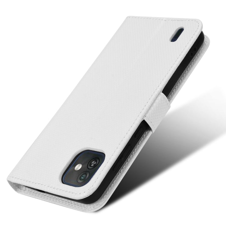 For Wiko Y82 Diamond Texture Leather Phone Case