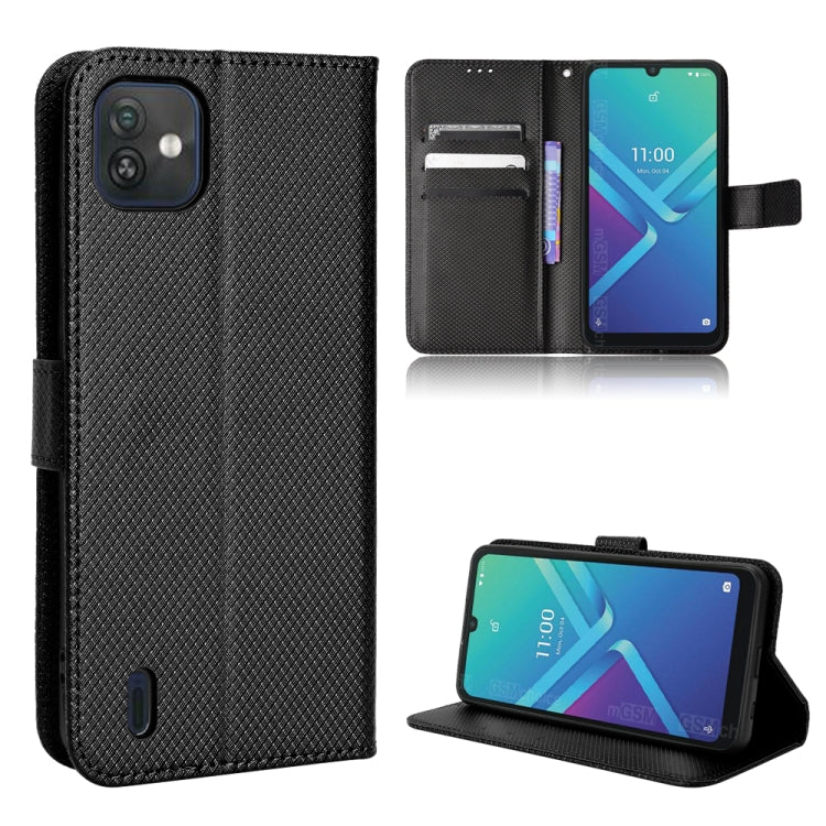 For Wiko Y82 Diamond Texture Leather Phone Case