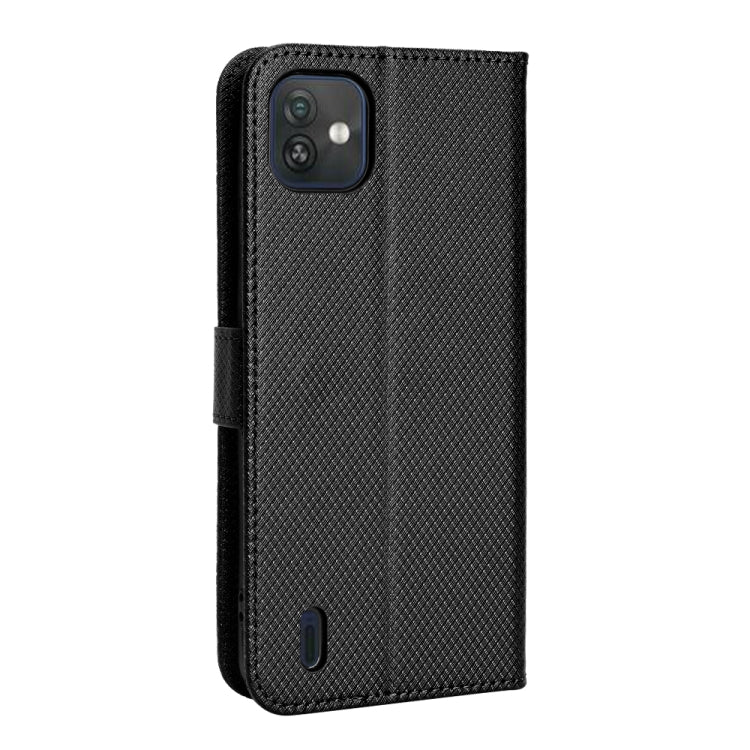 For Wiko Y82 Diamond Texture Leather Phone Case