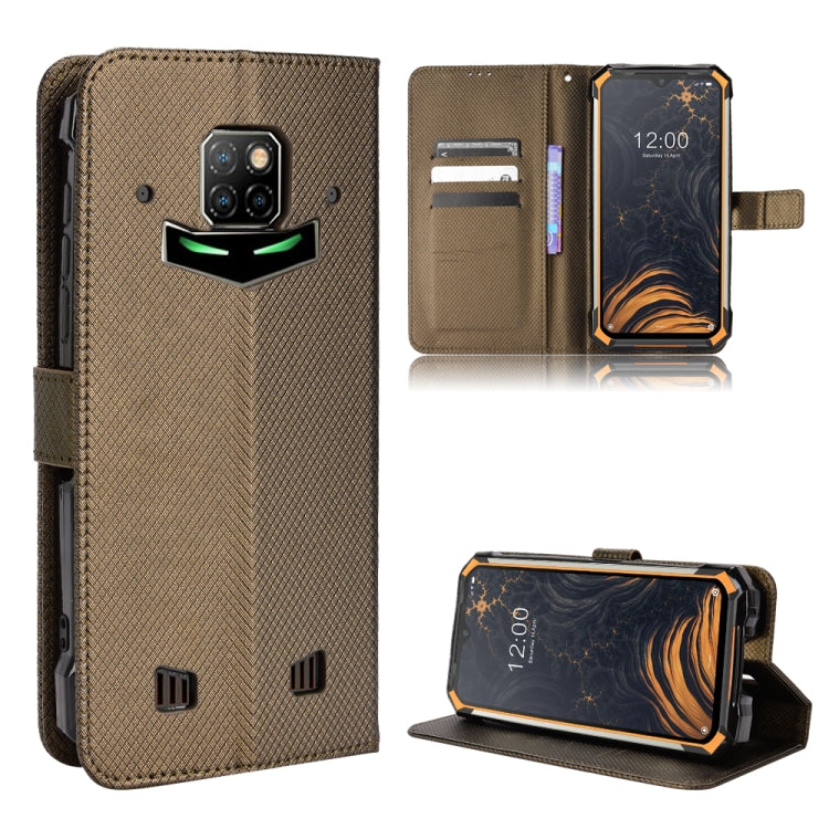 For Doogee S88 Pro / S88 Plus Diamond Texture Leather Phone Case