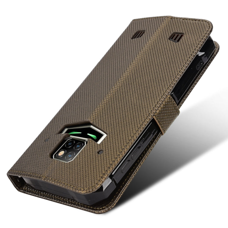 For Doogee S88 Pro / S88 Plus Diamond Texture Leather Phone Case