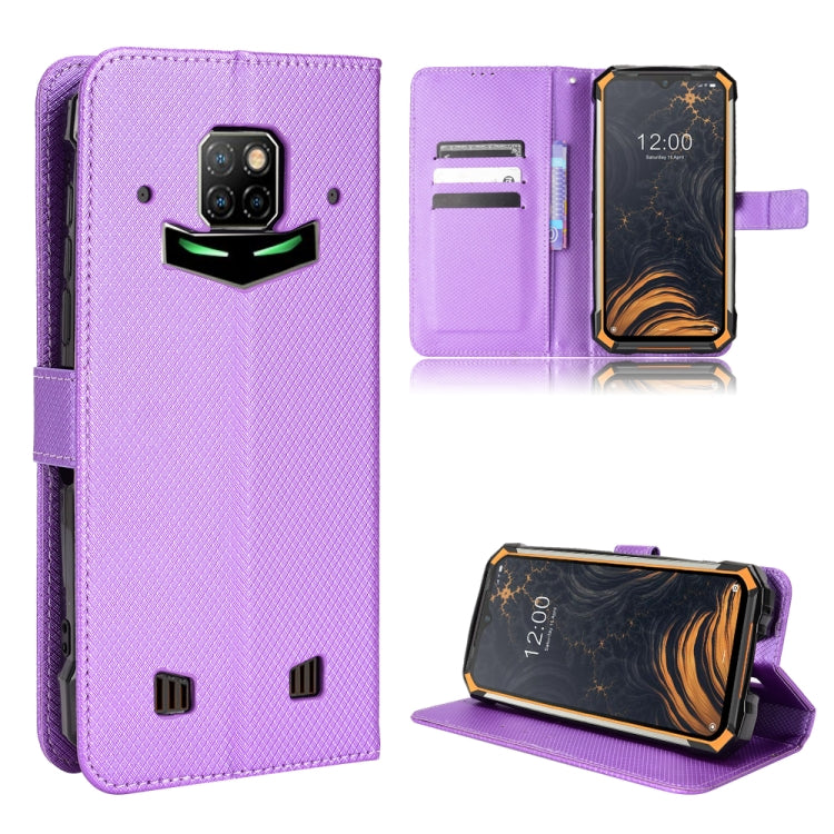For Doogee S88 Pro / S88 Plus Diamond Texture Leather Phone Case