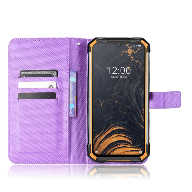 For Doogee S88 Pro / S88 Plus Diamond Texture Leather Phone Case