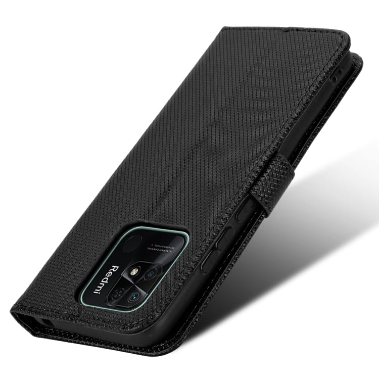 For Xiaomi Redmi 10C Diamond Texture Leather Phone Case