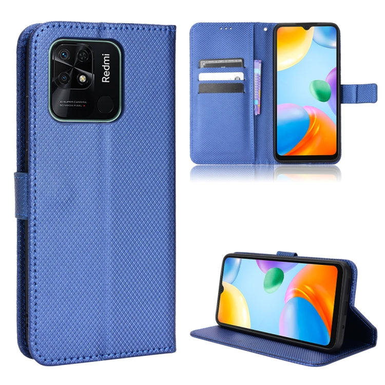 For Xiaomi Redmi 10C Diamond Texture Leather Phone Case