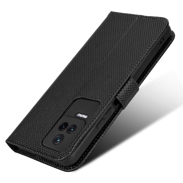 For Xiaomi Redmi K40S Diamond Texture Leather Phone Case