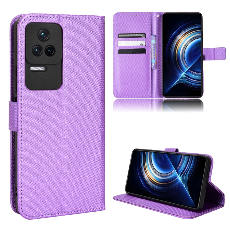 For Xiaomi Redmi K40S Diamond Texture Leather Phone Case