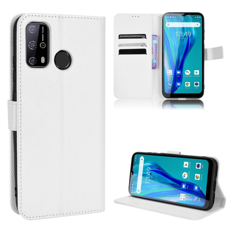For Oukitel C23 Pro Diamond Texture Leather Phone Case