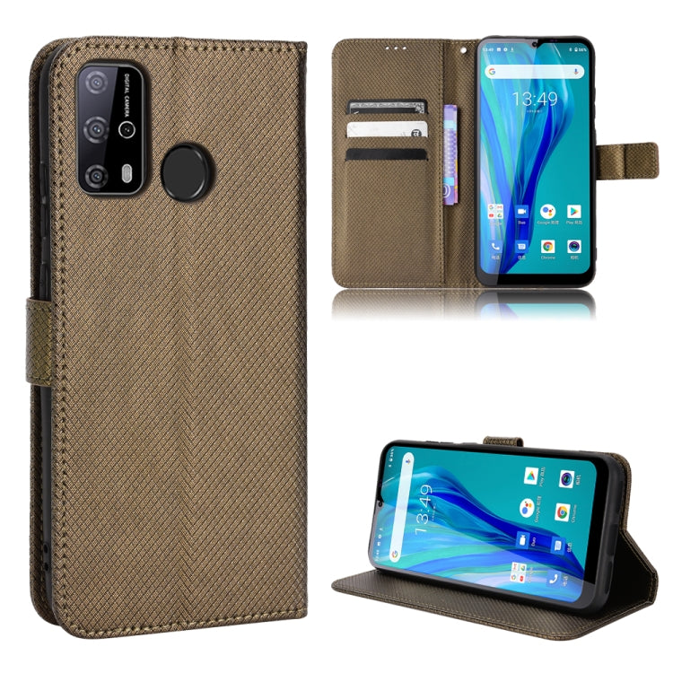 For Oukitel C23 Pro Diamond Texture Leather Phone Case