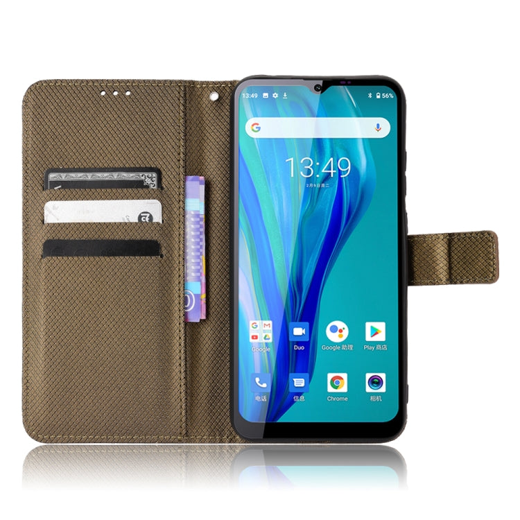 For Oukitel C23 Pro Diamond Texture Leather Phone Case