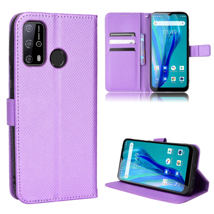 For Oukitel C23 Pro Diamond Texture Leather Phone Case
