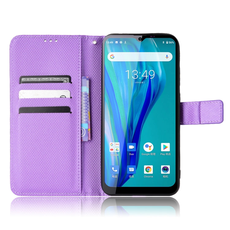 For Oukitel C23 Pro Diamond Texture Leather Phone Case