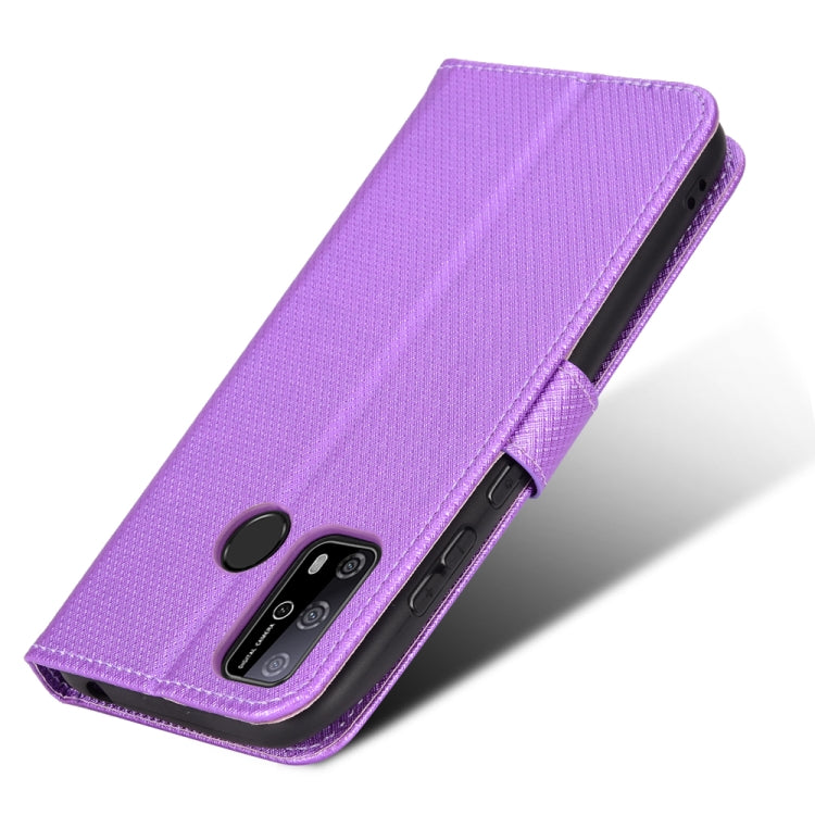 For Oukitel C23 Pro Diamond Texture Leather Phone Case
