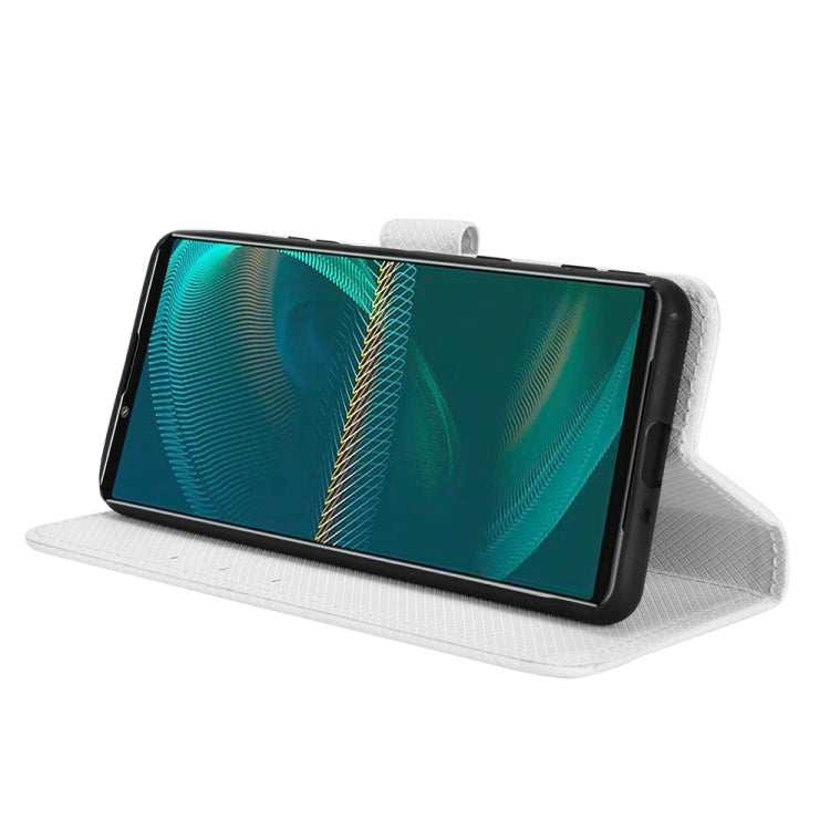 For Sony Xperia 5 III Diamond Texture Leather Phone Case