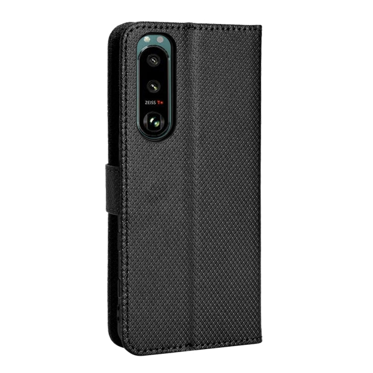 For Sony Xperia 5 III Diamond Texture Leather Phone Case