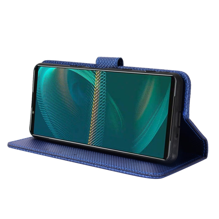 For Sony Xperia 5 III Diamond Texture Leather Phone Case