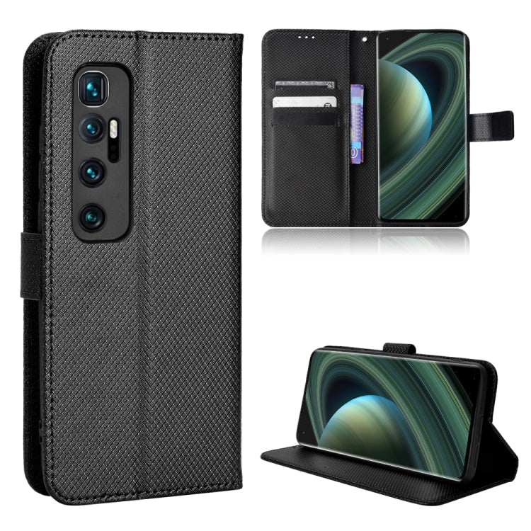 For Xiaomi Mi 10 Ultra Diamond Texture Leather Phone Case