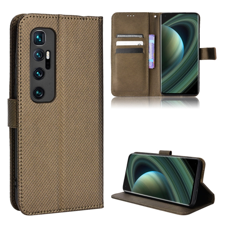 For Xiaomi Mi 10 Ultra Diamond Texture Leather Phone Case