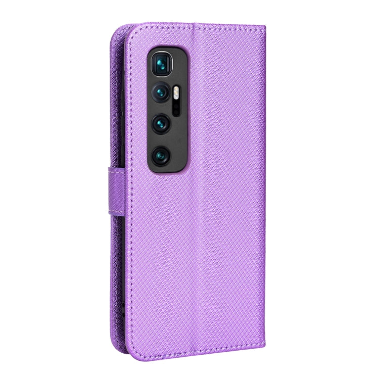 For Xiaomi Mi 10 Ultra Diamond Texture Leather Phone Case