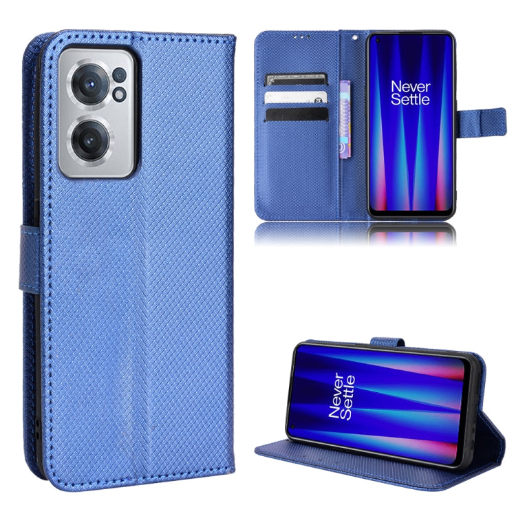 For OnePlus Nord CE 2 5G Diamond Texture Leather Phone Case