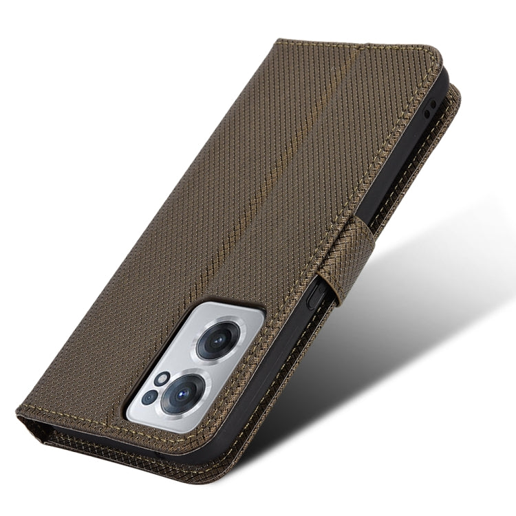 For OnePlus Nord CE 2 5G Diamond Texture Leather Phone Case