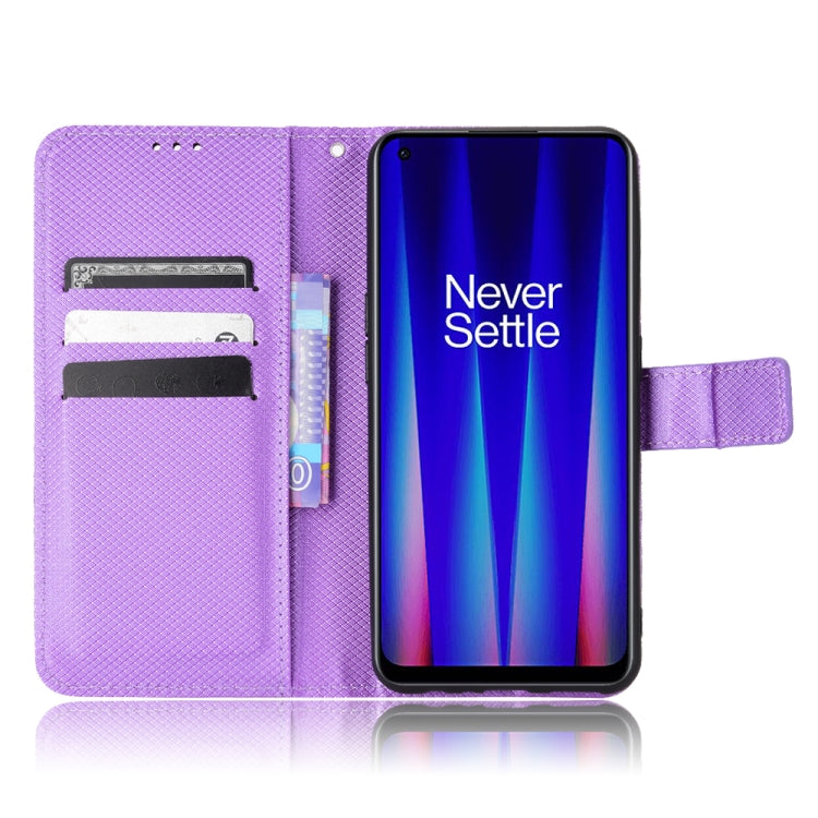 For OnePlus Nord CE 2 5G Diamond Texture Leather Phone Case