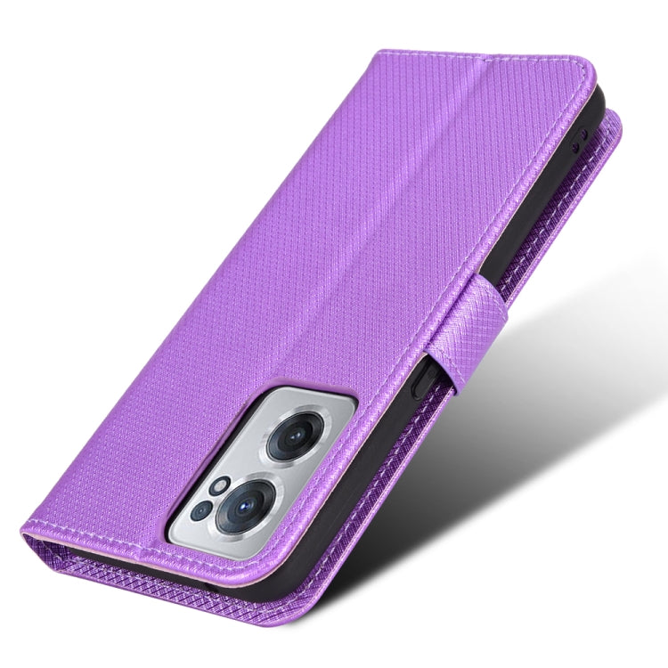 For OnePlus Nord CE 2 5G Diamond Texture Leather Phone Case