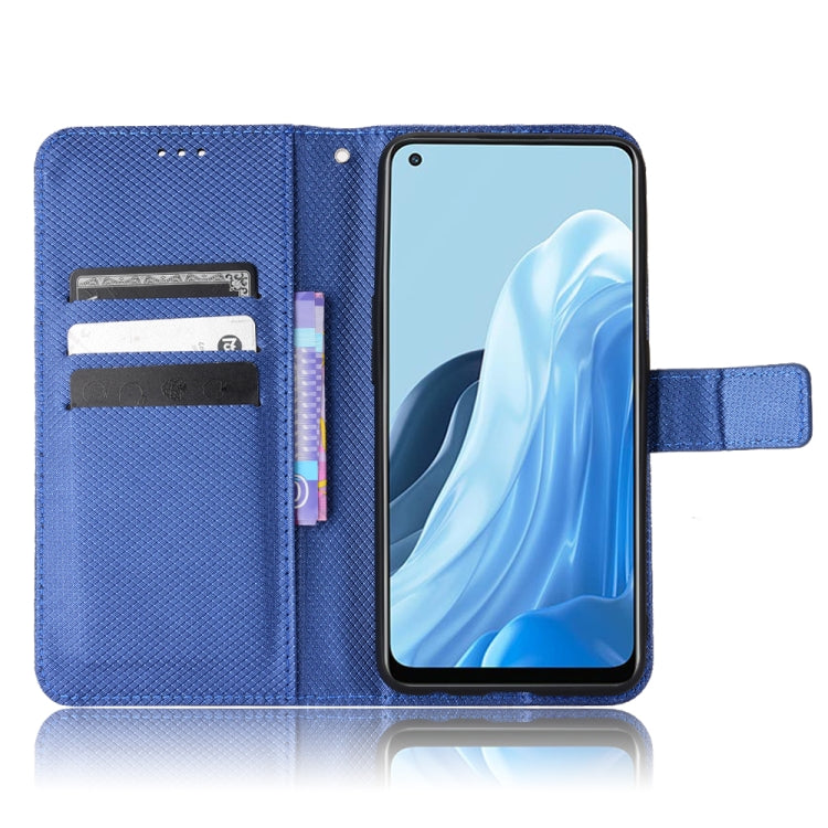 For OPPO Reno7 5G / Find X5 Lite Diamond Texture Leather Phone Case