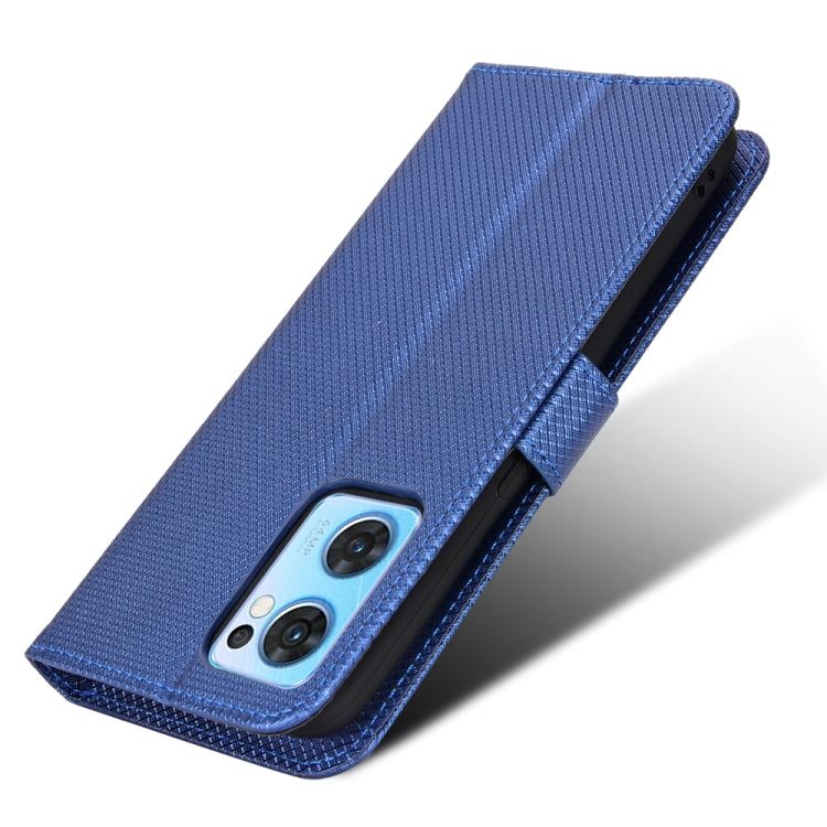 For OPPO Reno7 5G / Find X5 Lite Diamond Texture Leather Phone Case