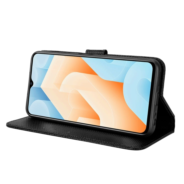 For vivo iQOO U5 5G Diamond Texture Leather Phone Case