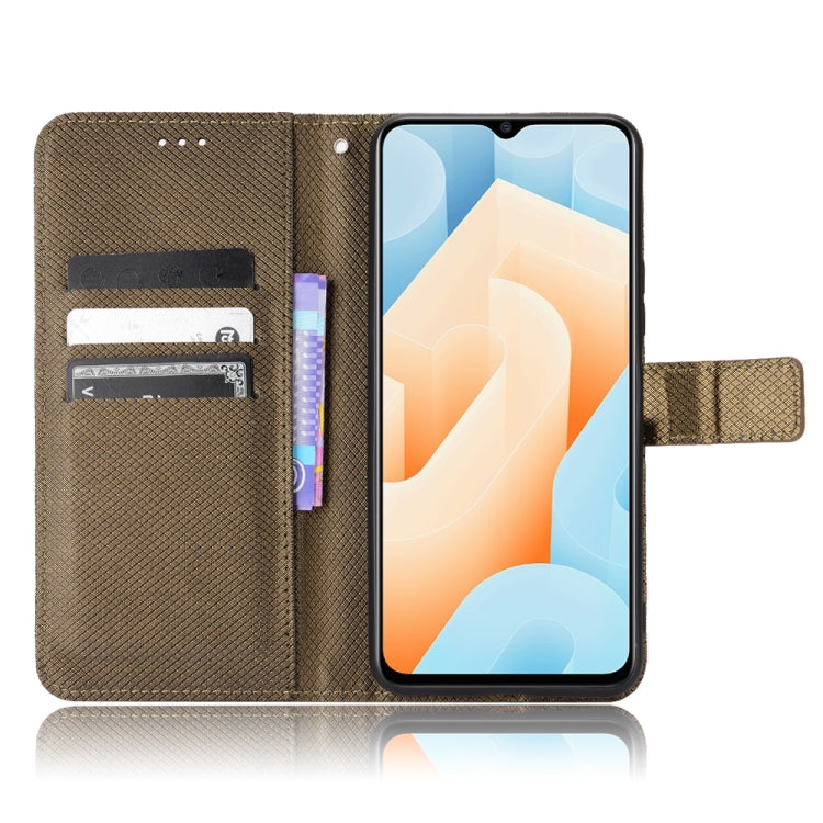 For vivo iQOO U5 5G Diamond Texture Leather Phone Case