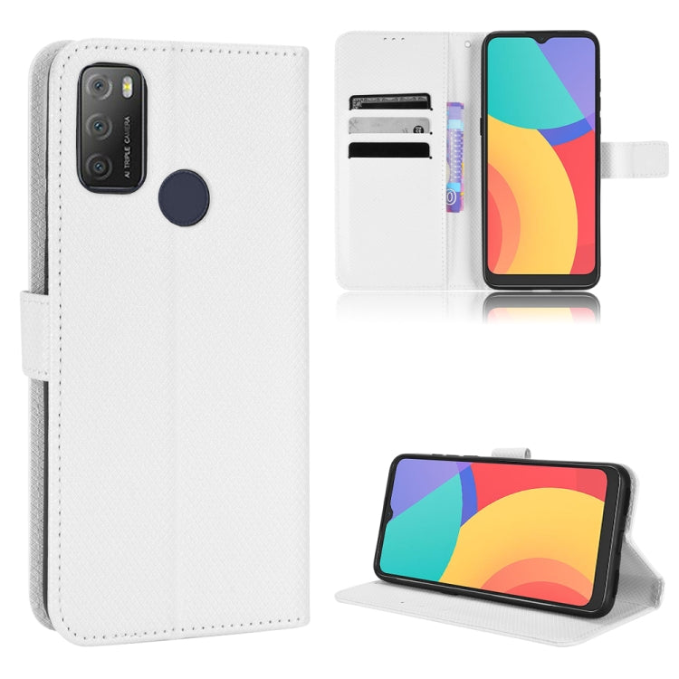 For Alcatel 1S 2021 / 3L 2021 / TCL 20E / 20Y Diamond Texture Leather Phone Case