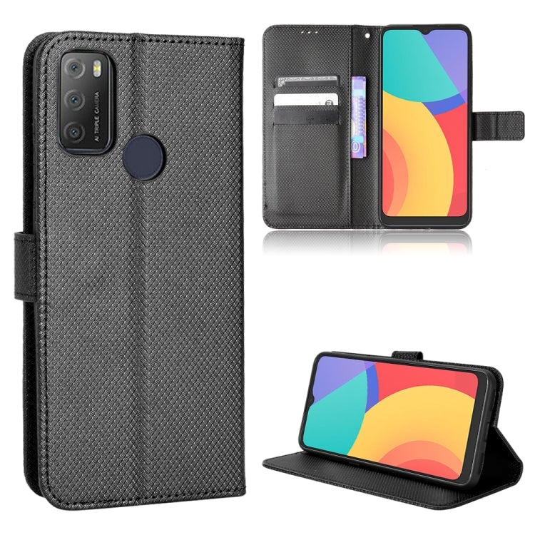 For Alcatel 1S 2021 / 3L 2021 / TCL 20E / 20Y Diamond Texture Leather Phone Case