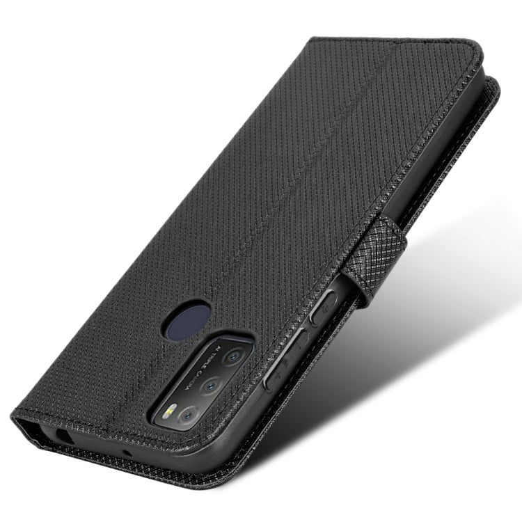 For Alcatel 1S 2021 / 3L 2021 / TCL 20E / 20Y Diamond Texture Leather Phone Case