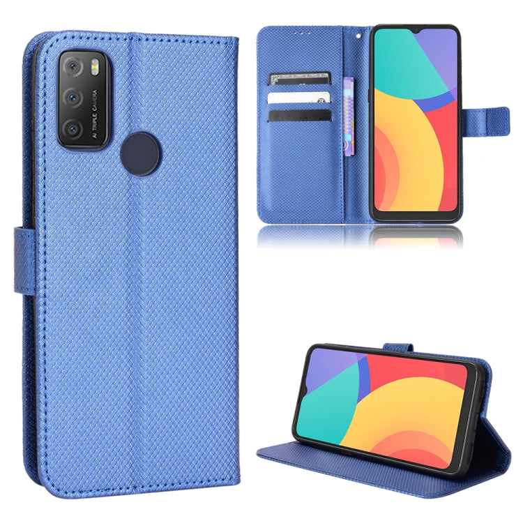 For Alcatel 1S 2021 / 3L 2021 / TCL 20E / 20Y Diamond Texture Leather Phone Case