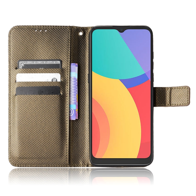 For Alcatel 1S 2021 / 3L 2021 / TCL 20E / 20Y Diamond Texture Leather Phone Case