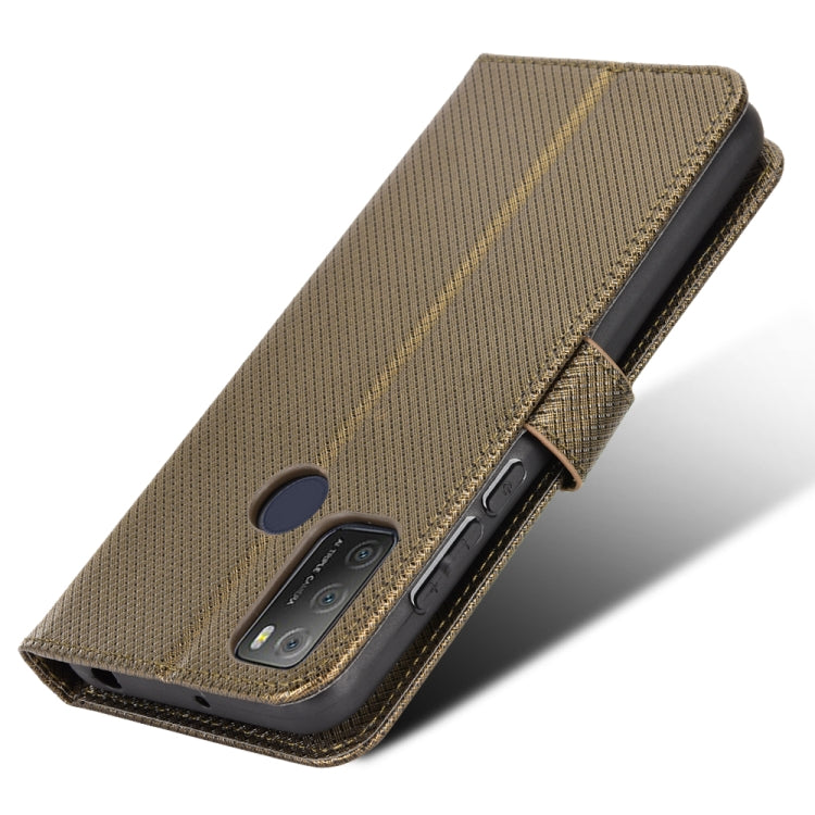 For Alcatel 1S 2021 / 3L 2021 / TCL 20E / 20Y Diamond Texture Leather Phone Case