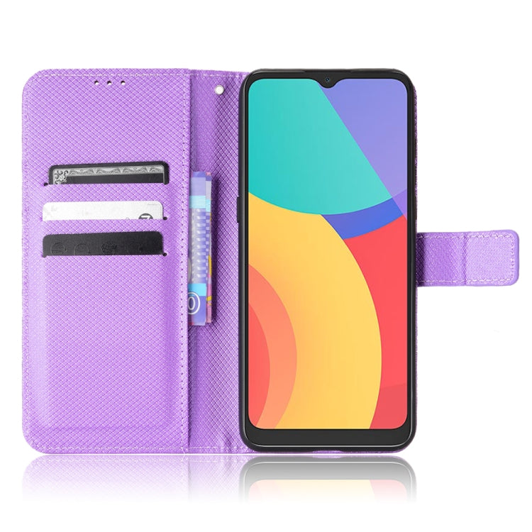 For Alcatel 1S 2021 / 3L 2021 / TCL 20E / 20Y Diamond Texture Leather Phone Case