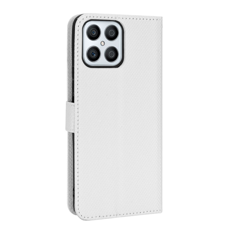 For Honor X8 Diamond Texture Leather Phone Case