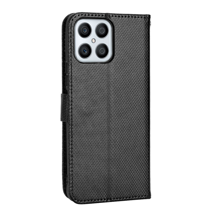 For Honor X8 Diamond Texture Leather Phone Case