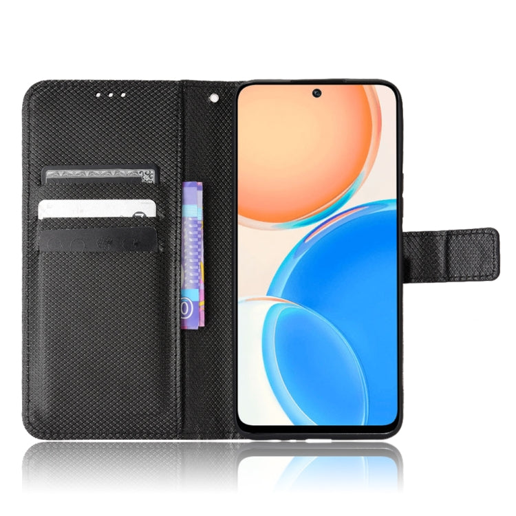 For Honor X8 Diamond Texture Leather Phone Case