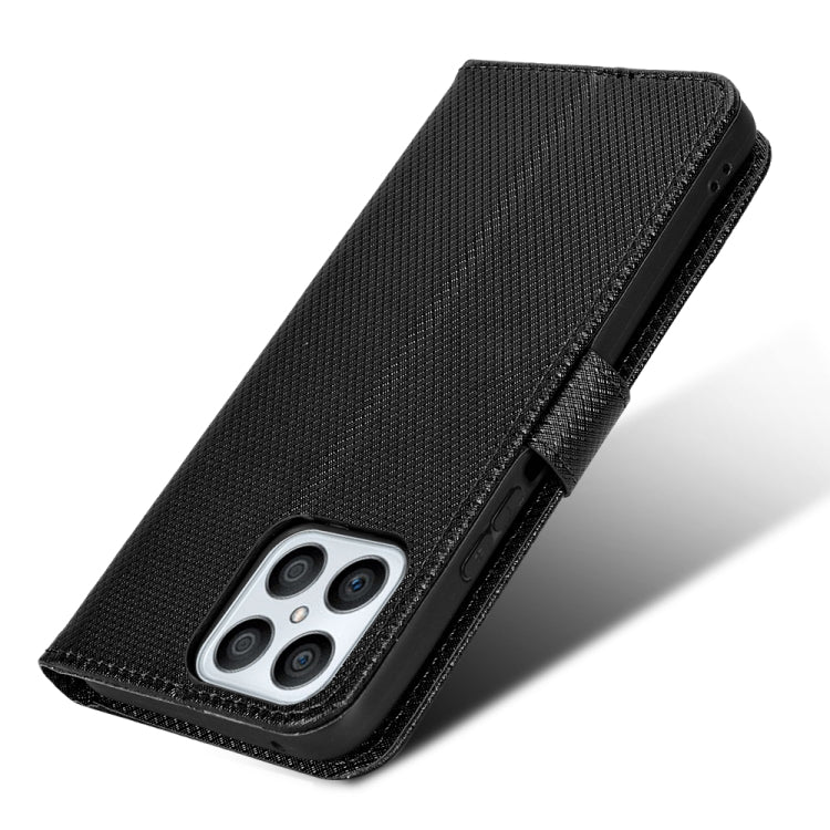 For Honor X8 Diamond Texture Leather Phone Case