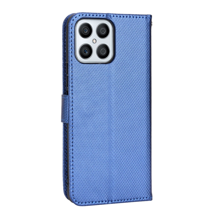 For Honor X8 Diamond Texture Leather Phone Case