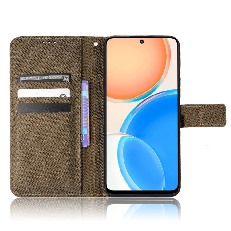 For Honor X8 Diamond Texture Leather Phone Case