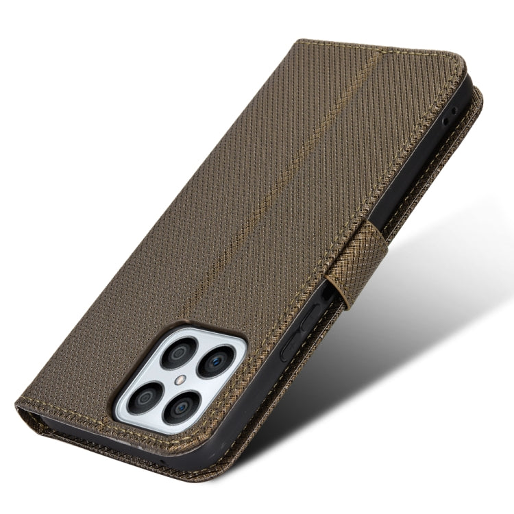 For Honor X8 Diamond Texture Leather Phone Case