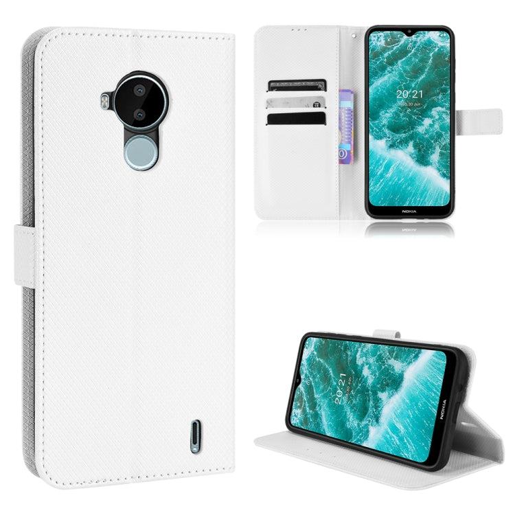 For Nokia C30 Diamond Texture Leather Phone Case