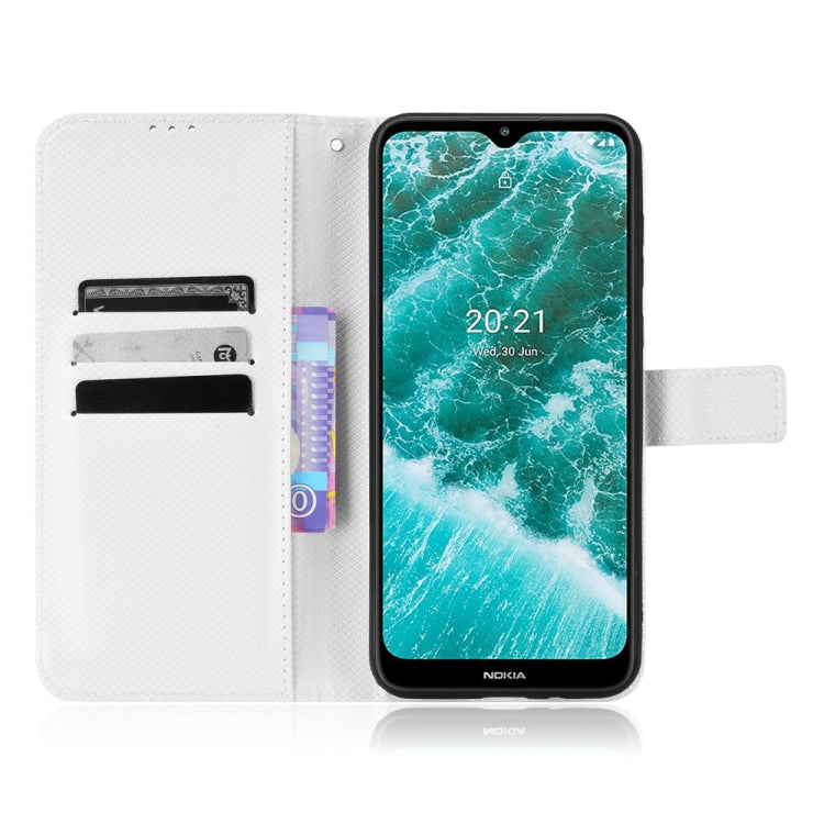 For Nokia C30 Diamond Texture Leather Phone Case