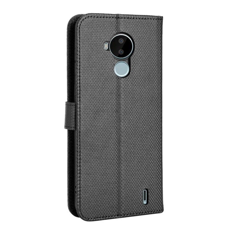 For Nokia C30 Diamond Texture Leather Phone Case